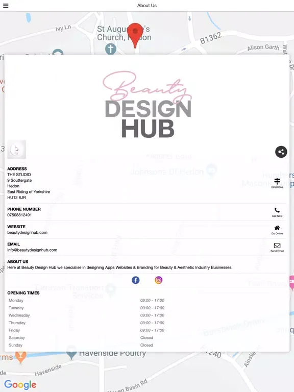 Beauty Design Hub App & Portal iPad  سکرین شاٹس
