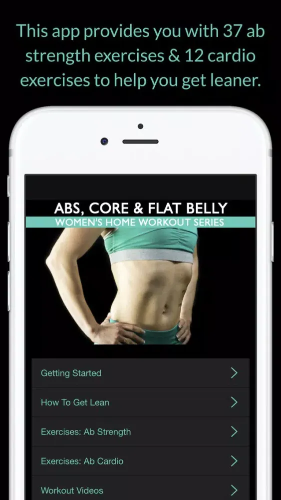 Abs, Core & Flat Belly: Women's Home Workout Series スクリーンショット