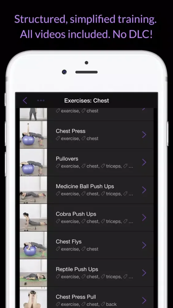 Capturas de tela do Chest & Back: Women's Home Workout Series