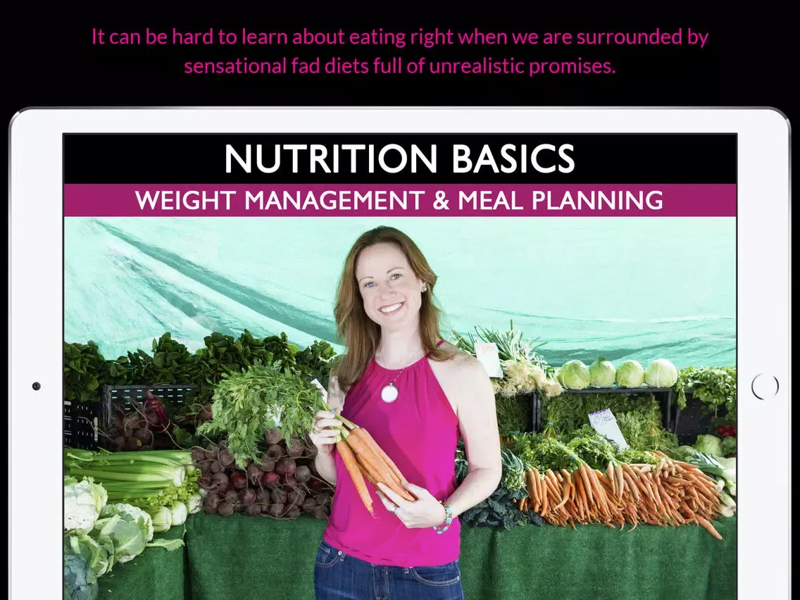 Capturas de tela do Nutrition Basics: Weight Management & Meal Planning iPad 