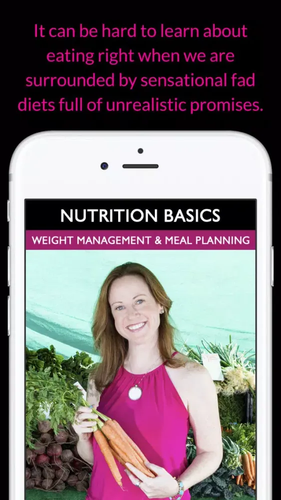 Capturas de tela do Nutrition Basics: Weight Management & Meal Planning