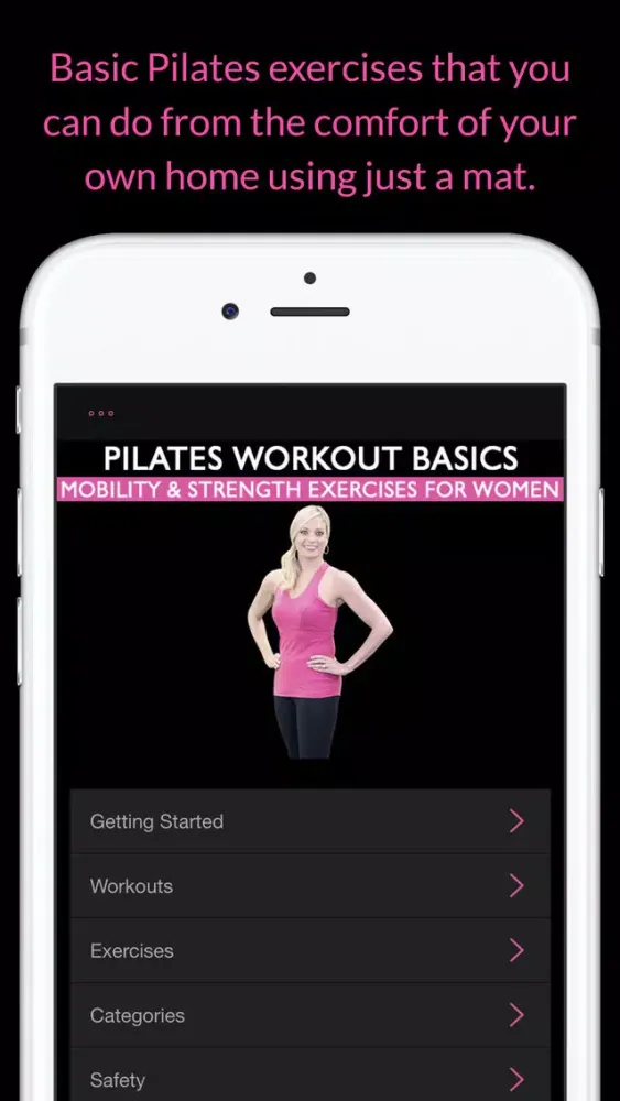 Pilates Workout Basics: Mobility & Strength Exercises For Women Ekran Görüntüleri