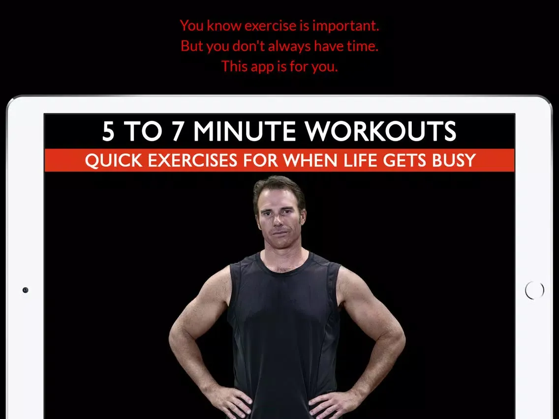5 to 7 Minute Workouts: Quick Exercises For When Life Gets Busy iPad  سکرین شاٹس