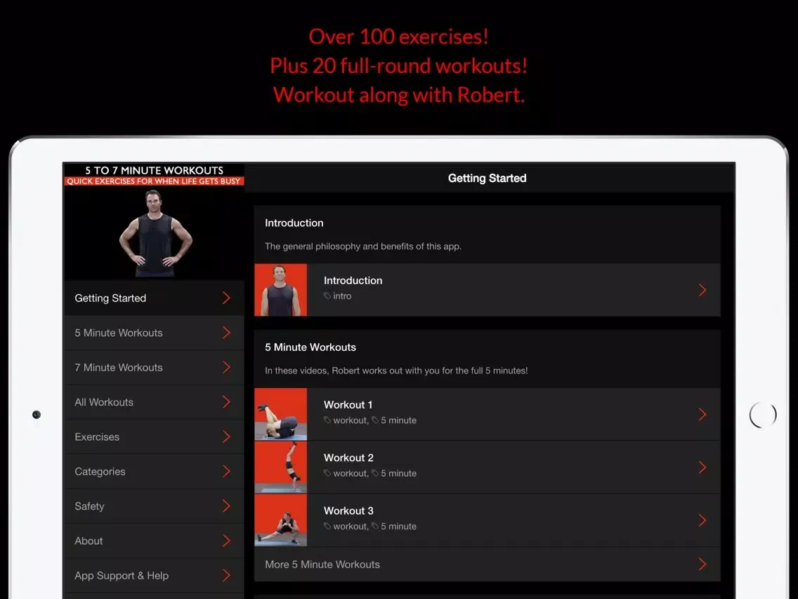 5 to 7 Minute Workouts: Quick Exercises For When Life Gets Busy iPad  سکرین شاٹس