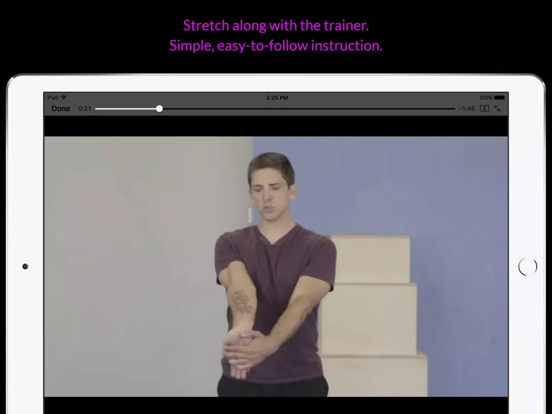 Скриншоты Stretching & Flexibility: Learn to Stretch Without Yoga iPad 