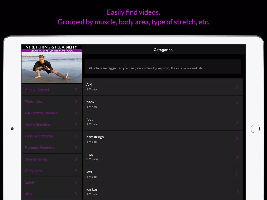 Скриншоты Stretching & Flexibility: Learn to Stretch Without Yoga iPad 