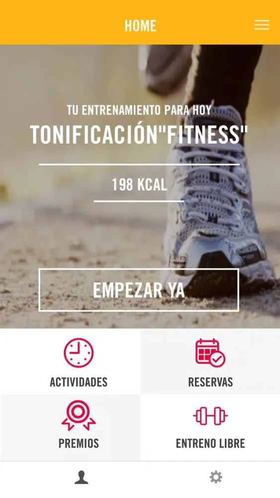 Ảnh chụp màn hình của SMARTFIT APP
