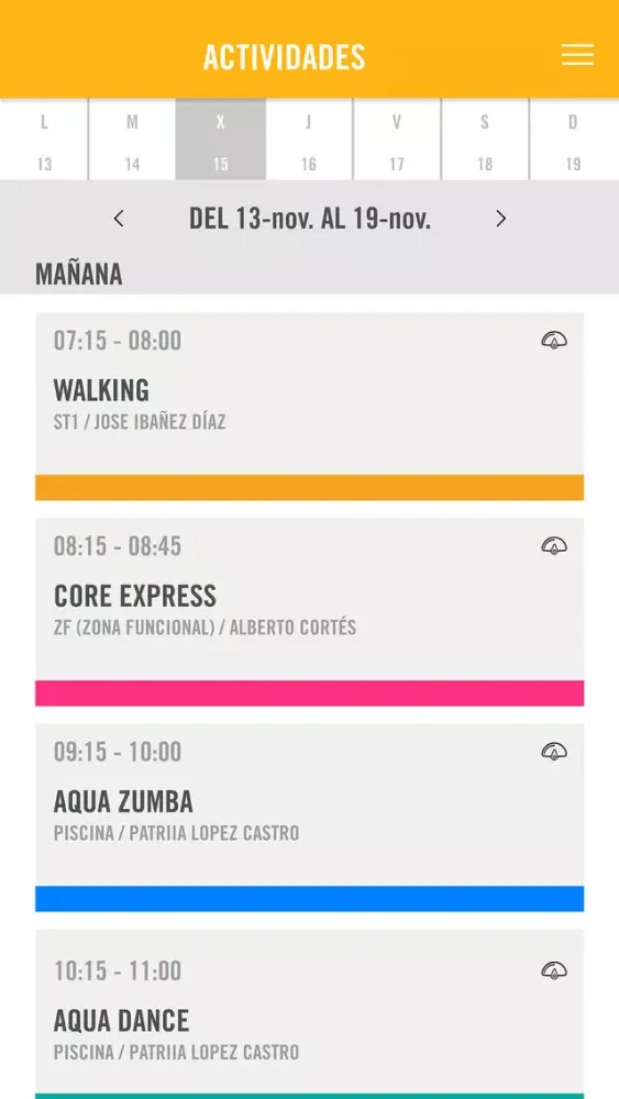Ảnh chụp màn hình của SMARTFIT APP