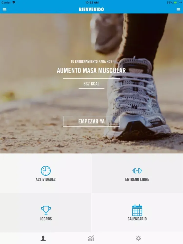 Zrzuty ekranu Home Fitness iPad 