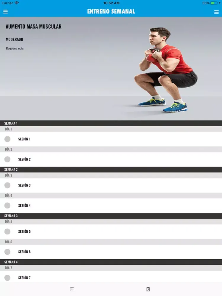 Zrzuty ekranu Home Fitness iPad 