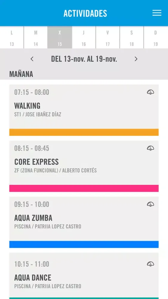 Zrzuty ekranu Home Fitness