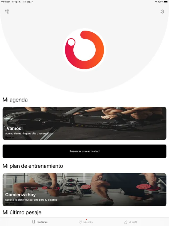 Capturas de tela do Spinning Center Gym iPad 