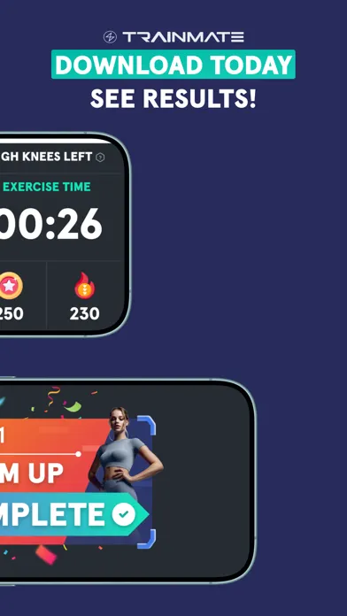 Capturas de pantalla de TrainMate - AI Fitness Coach