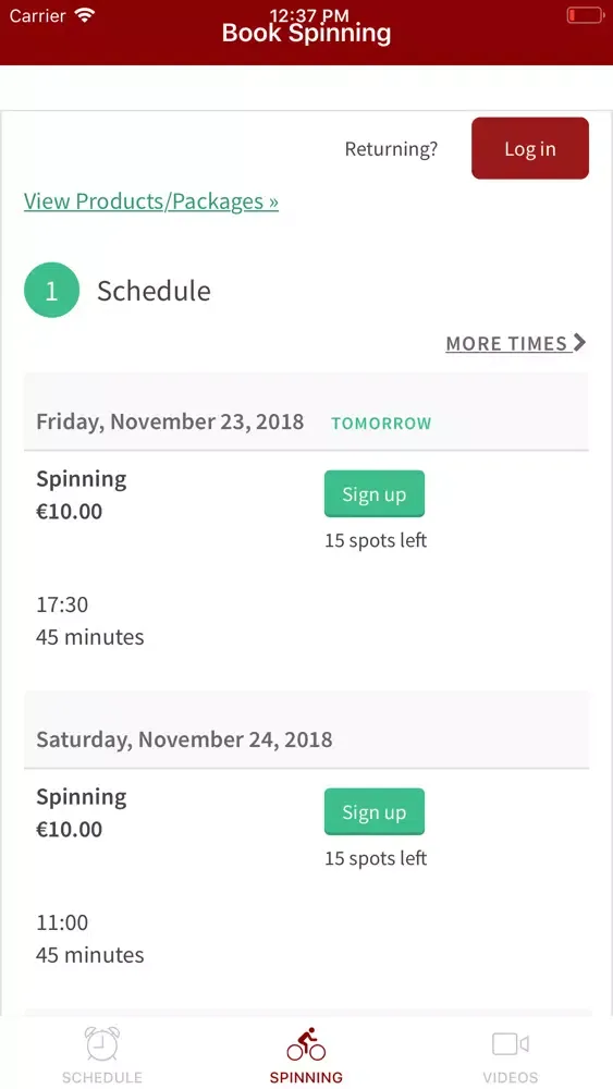 Captures d'écran de Train Station Gym Galway