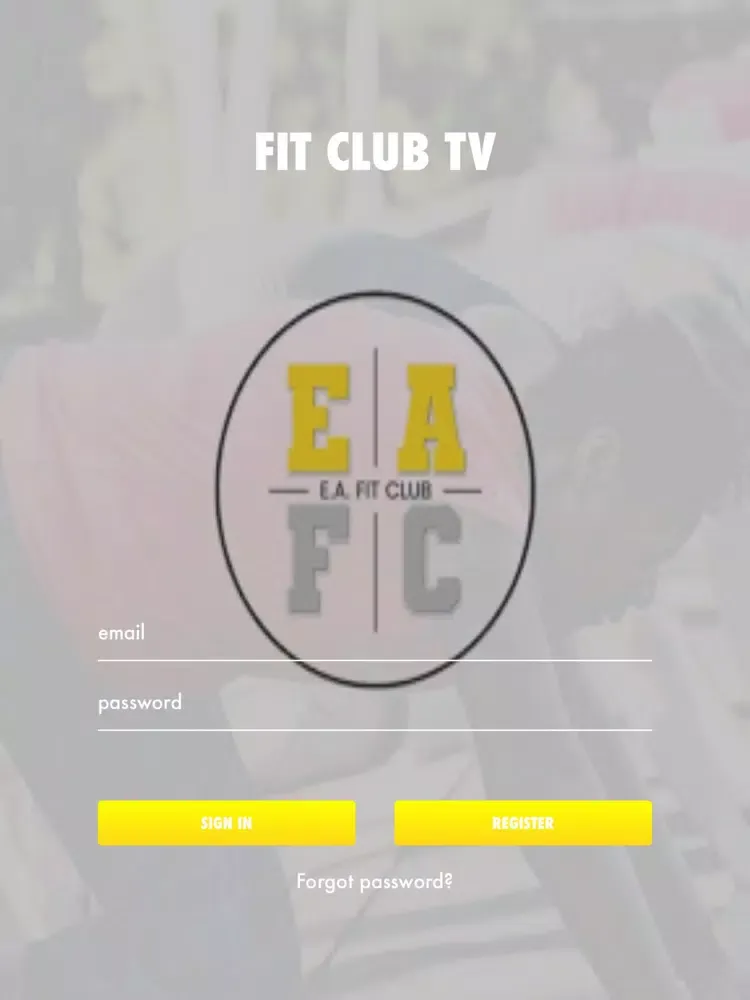 Fit Club TV iPad 应用截图