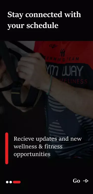 Capturas de tela do GymWay