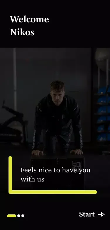 Capturas de tela do GymWay