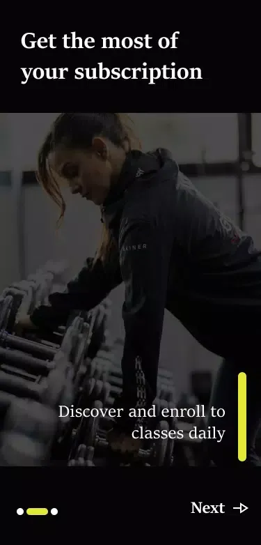 Capturas de tela do GymWay