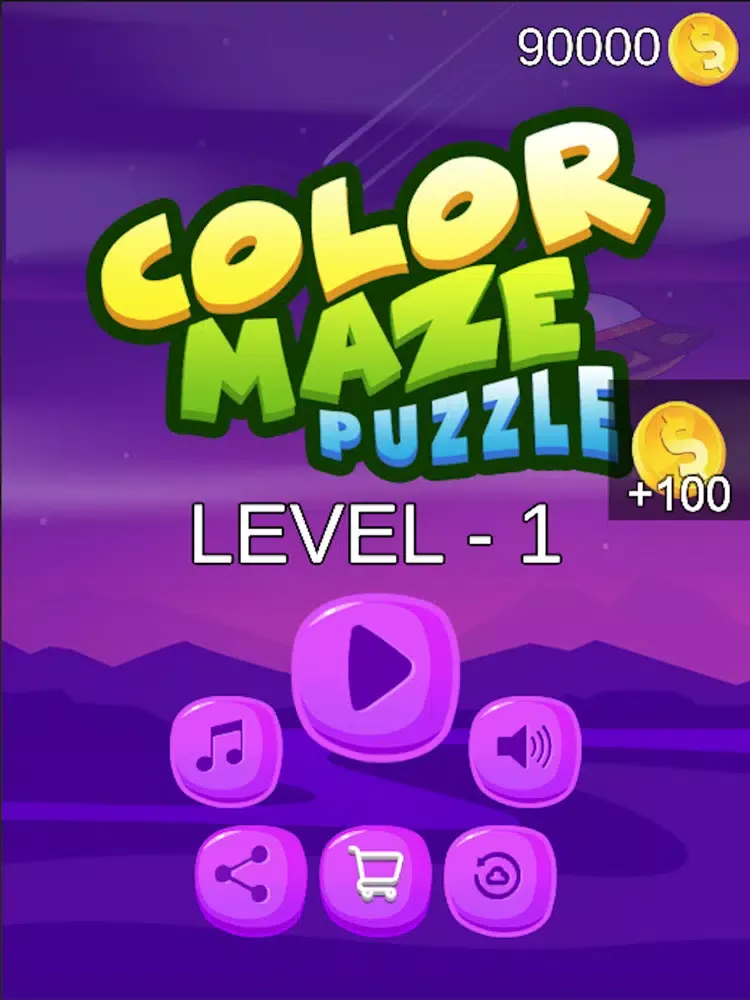 Screenshot di Color Maze Puzzle iPad 