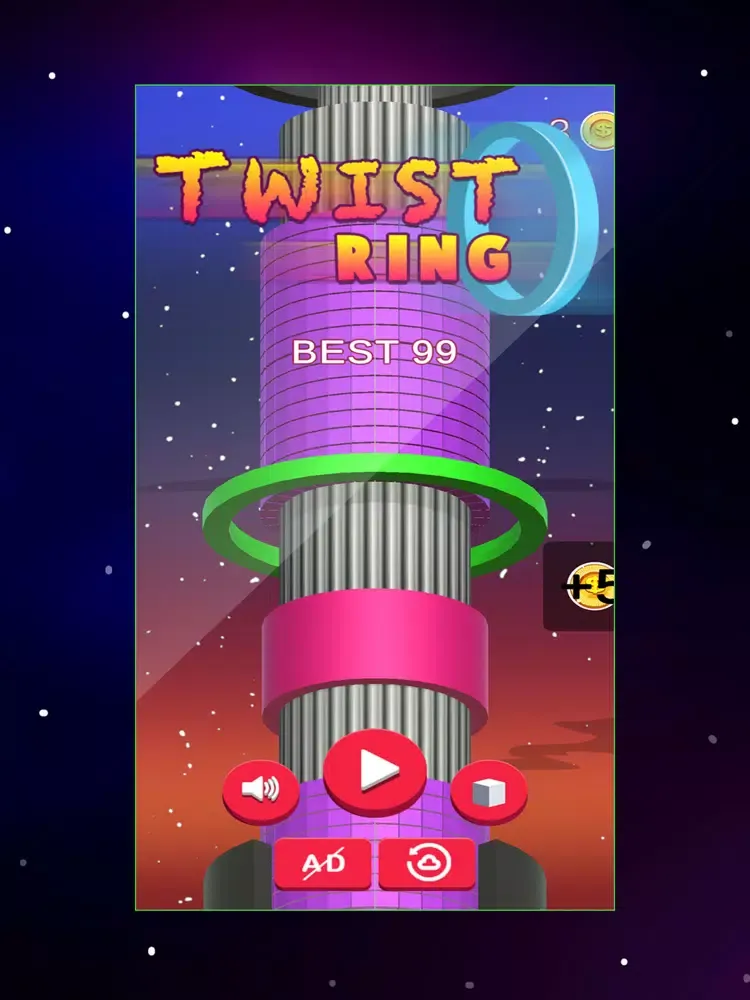 Capturas de tela do Twist Ring iPad 