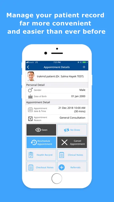 ภาพหน้าจอของ trakMD: Doctor App