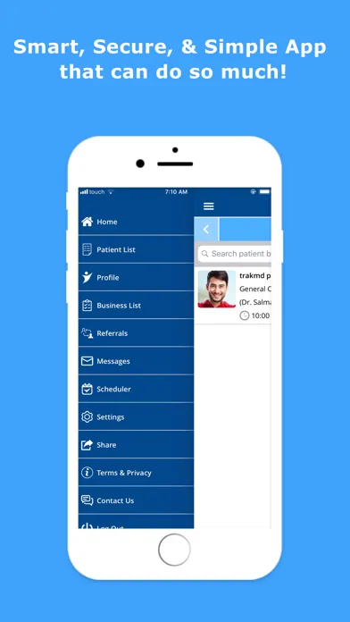 ภาพหน้าจอของ trakMD: Doctor App