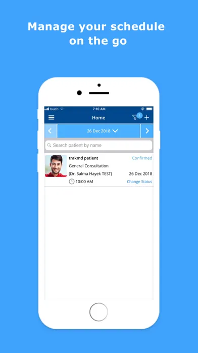 ภาพหน้าจอของ trakMD: Doctor App