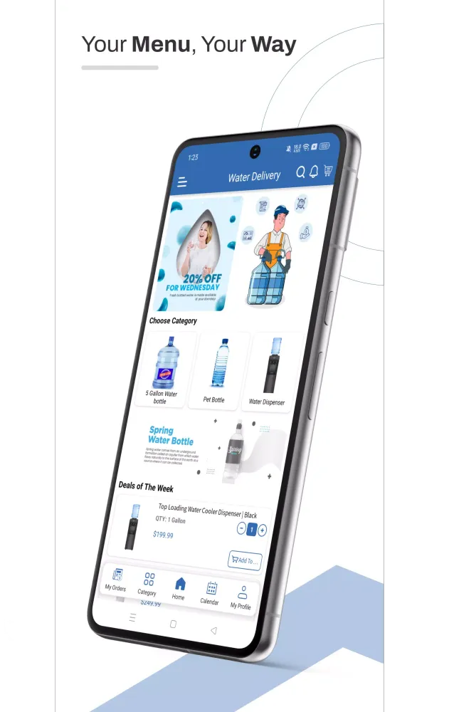 Tangkapan skrin Water Delivery Solutions