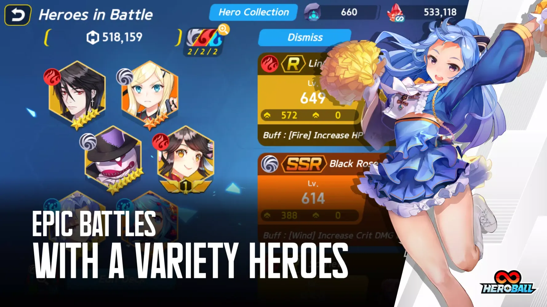 Heroball Infinity スクリーンショット