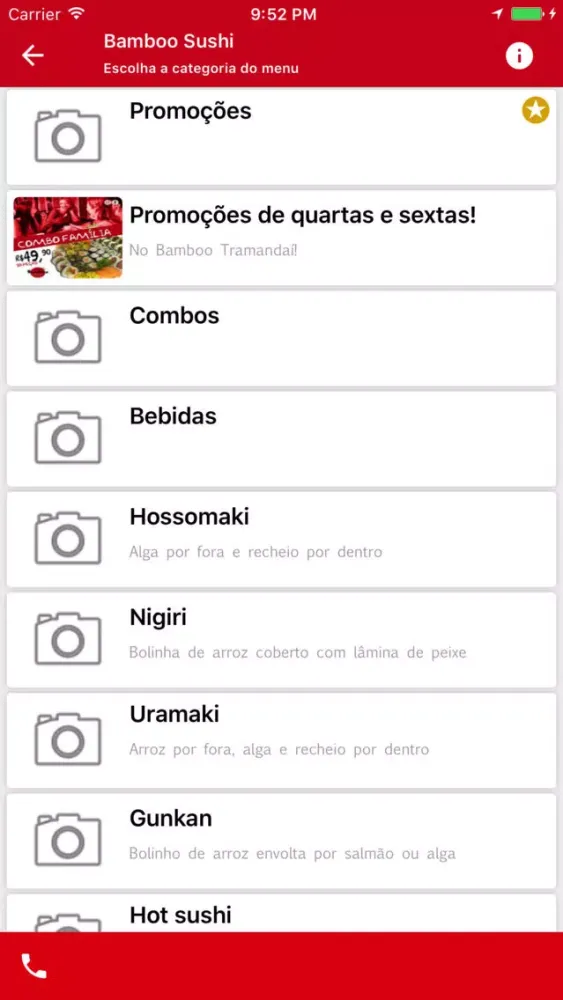 Capturas de tela do Tramandaí Food