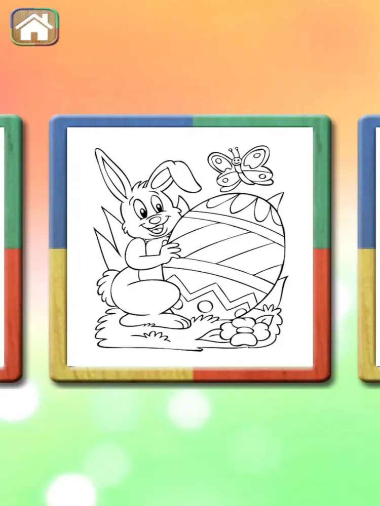 Скриншоты Easter eggs magic coloring pages for kids iPad 