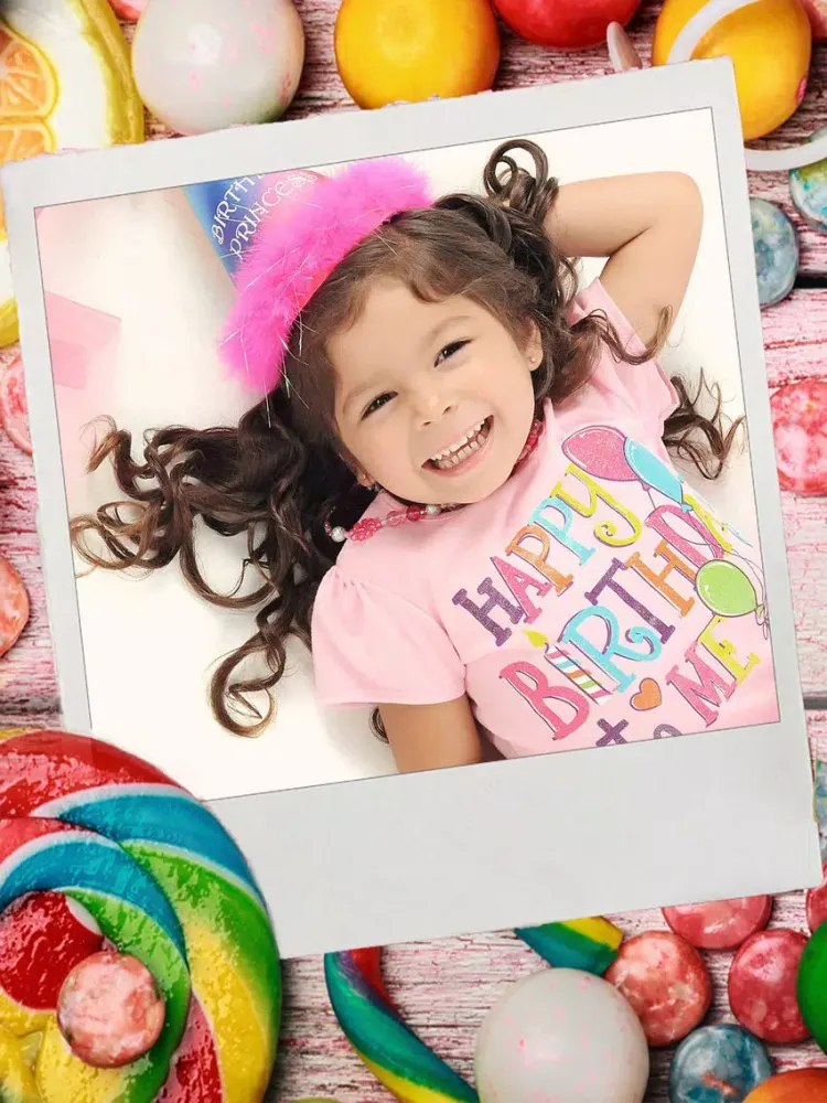 Happy Birthday photo frames – create birthday greeting cards & collages and edit your images Premium iPad  Screenshots