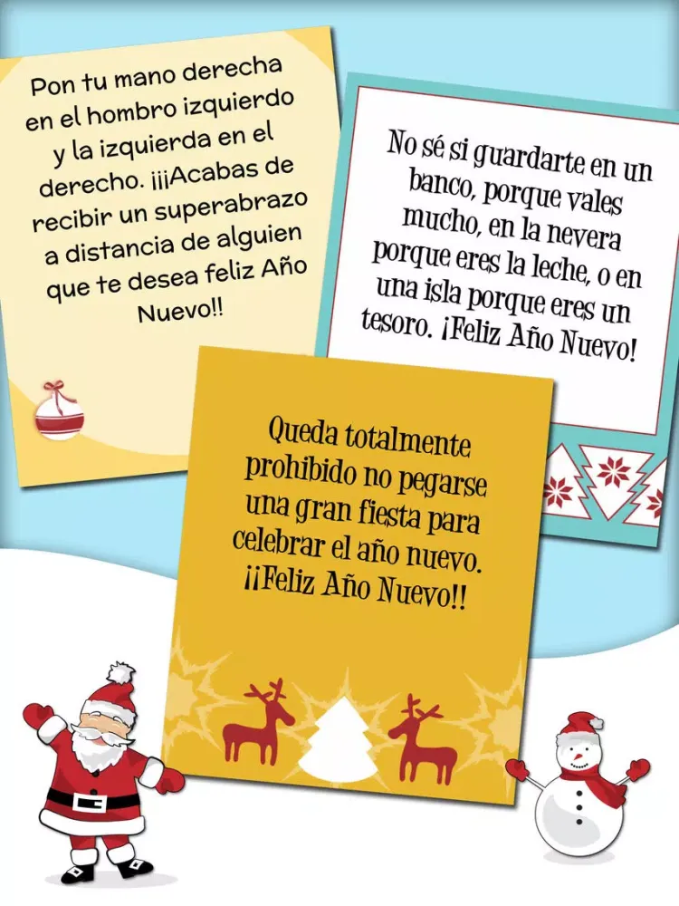 تصاویر Xmas & New Year Funny Messages in Spanish - Pro iPad 