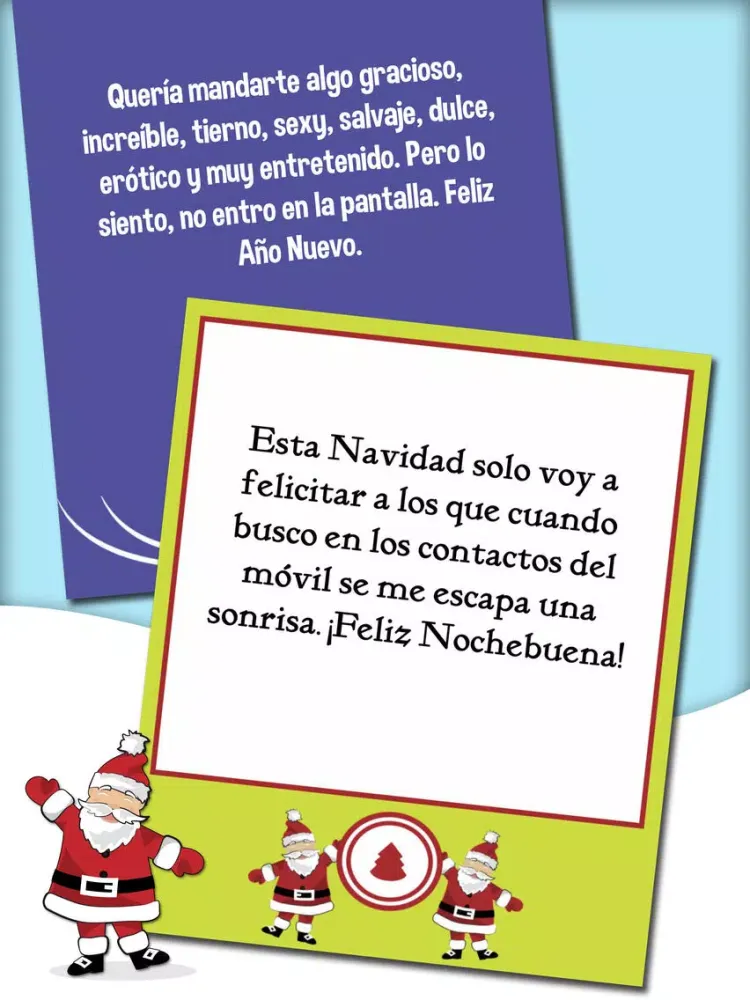 تصاویر Xmas & New Year Funny Messages in Spanish - Pro iPad 