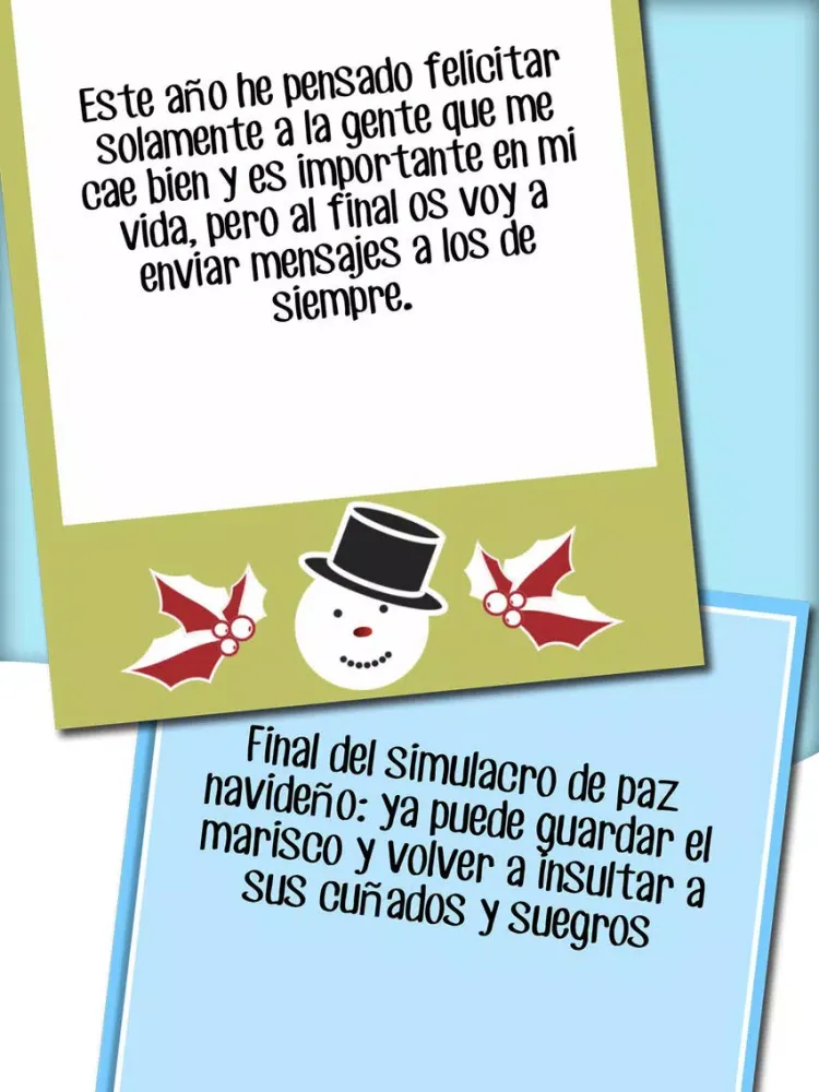 تصاویر Xmas & New Year Funny Messages in Spanish - Pro iPad 