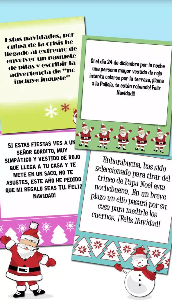 تصاویر Xmas & New Year Funny Messages in Spanish - Pro