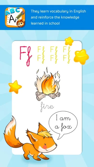 Capturas de pantalla de ABC Handwriting Practice 123