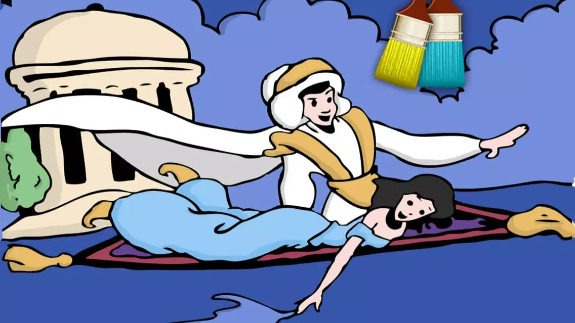 Tangkapan layar Color tales - fables & classic tales coloring PRO