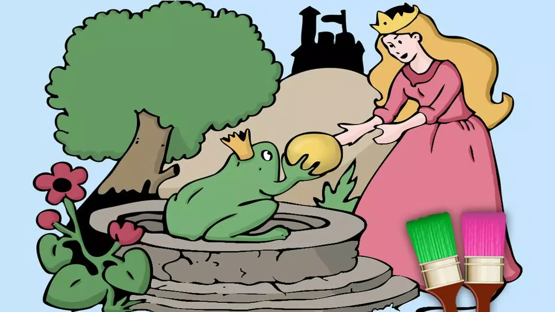 Tangkapan layar Color tales - fables & classic tales coloring PRO