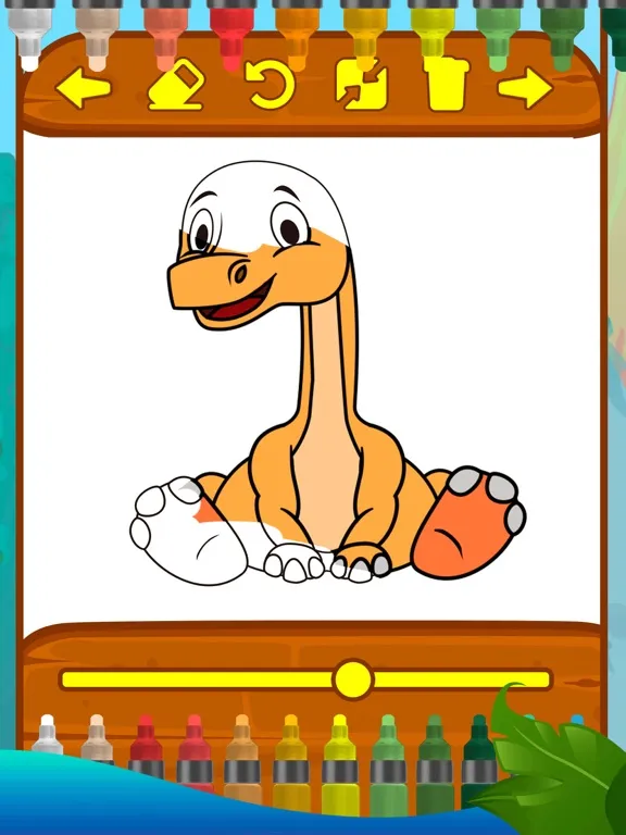 Captures d'écran de Dinosaurs Coloring Book Game iPad 