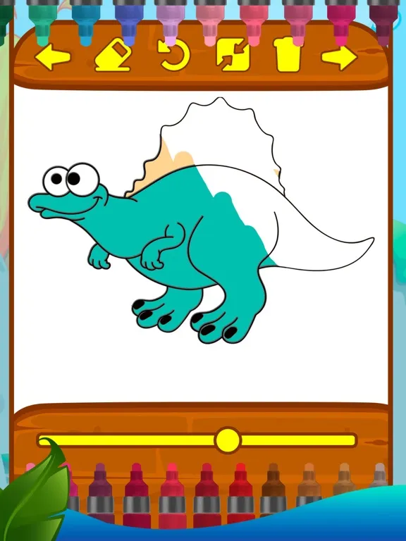 Captures d'écran de Dinosaurs Coloring Book Game iPad 