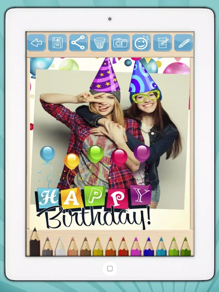 صور Create cards and postcards to wish happy birthday - Premium iPad 
