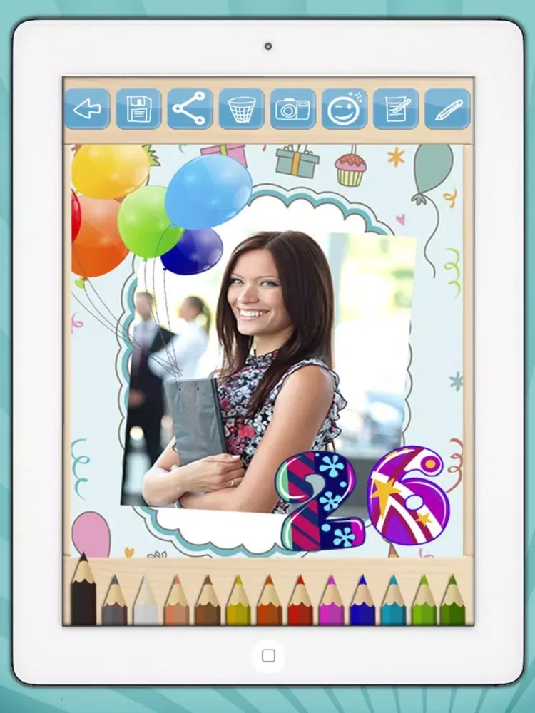صور Create cards and postcards to wish happy birthday - Premium iPad 
