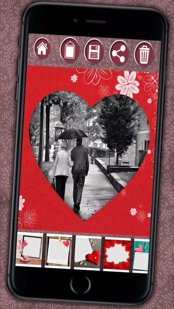 Love photo frames Photomontage love frames to edit your romantic images – Premium Screenshots