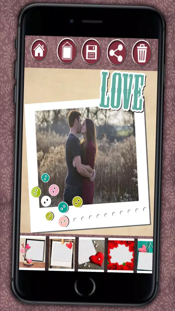 Love photo frames Photomontage love frames to edit your romantic images – Premium Screenshots