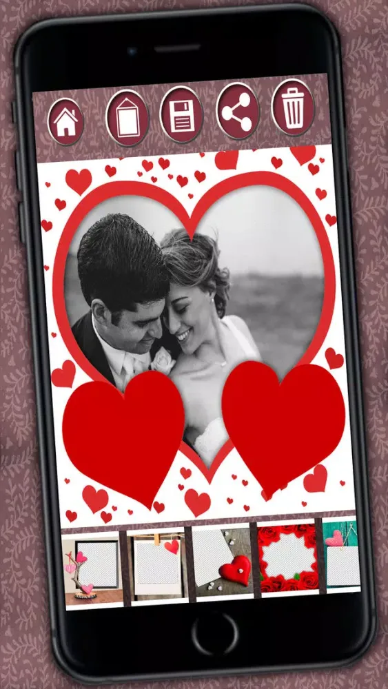 Love photo frames Photomontage love frames to edit your romantic images – Premium Screenshots