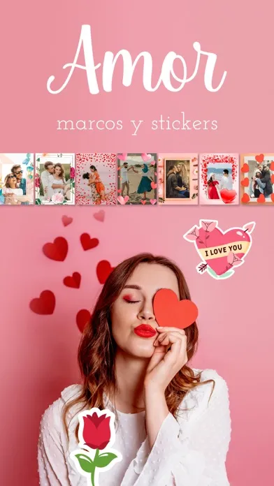 ภาพหน้าจอของ Love photo frames to edit