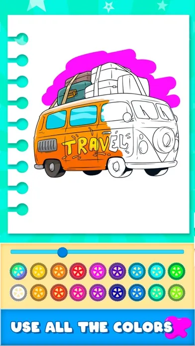 Screenshot di Cars Coloring Pages Game .