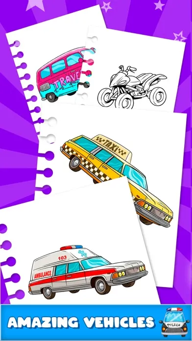 Screenshot di Cars Coloring Pages Game .