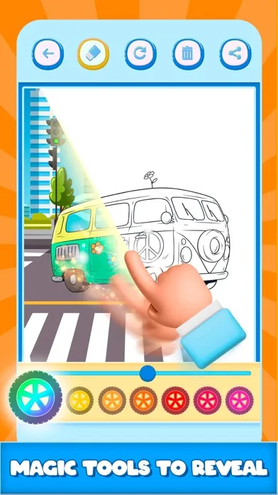 Screenshot di Cars Coloring Pages Game .